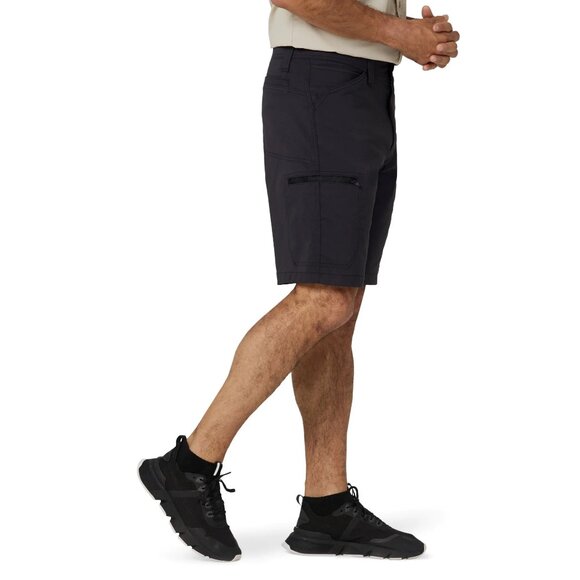 Wrangler Performance Zip Cargo Short Relaxed Fit UPF 50+ Mens Size 48 Black - Picture 5 of 13